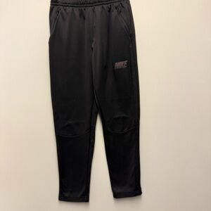 NIKE Boys Large Therma Sweat Athletic Pants Black BV3707